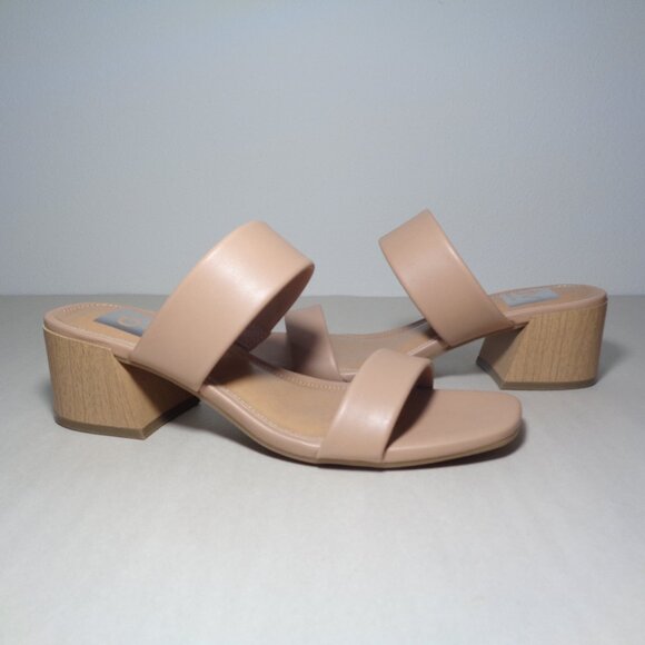 DV Dolce Vita / Size 7 M / SHARONA / Cafe / Heeled Sandals New Women's Shoes - Picture 1 of 16